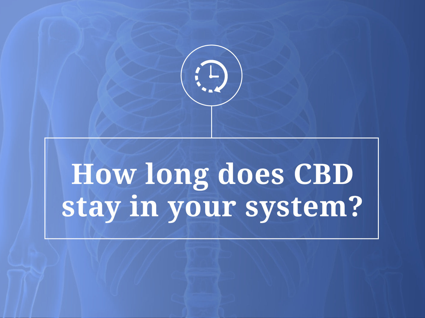 How Long Does Cbd Stay In Your System Canax Life